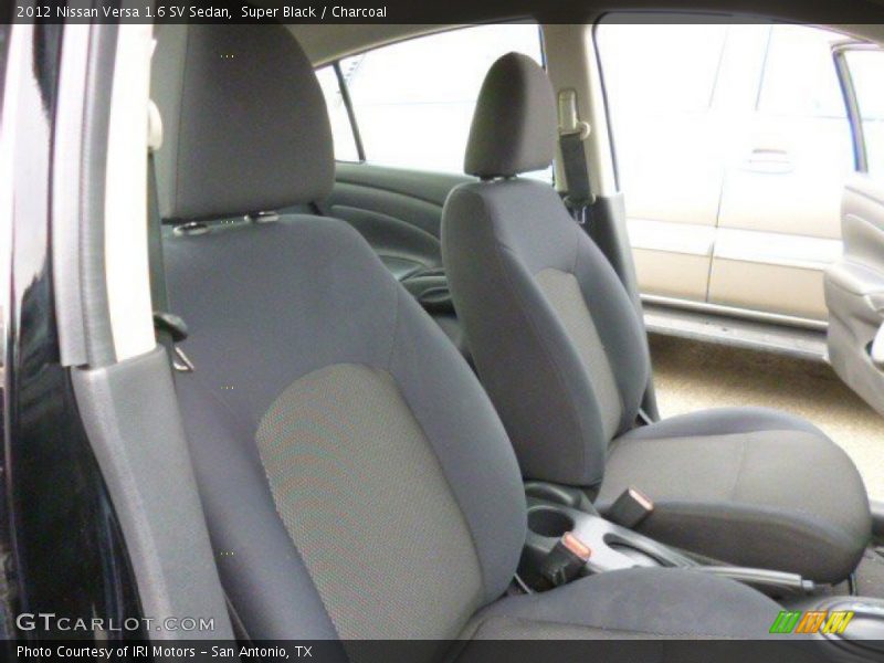 Super Black / Charcoal 2012 Nissan Versa 1.6 SV Sedan