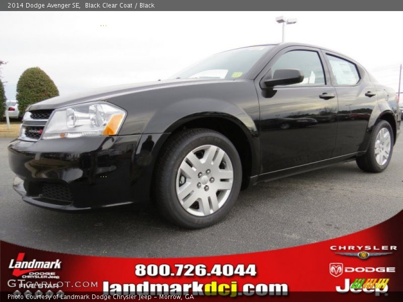 Black Clear Coat / Black 2014 Dodge Avenger SE