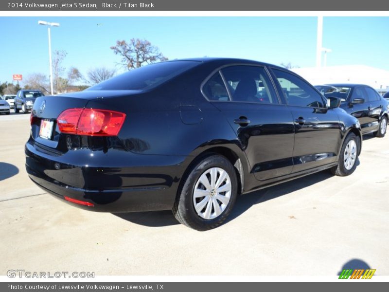 Black / Titan Black 2014 Volkswagen Jetta S Sedan
