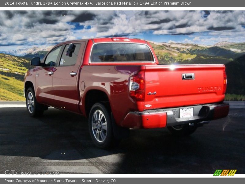 Barcelona Red Metallic / 1794 Edition Premium Brown 2014 Toyota Tundra 1794 Edition Crewmax 4x4