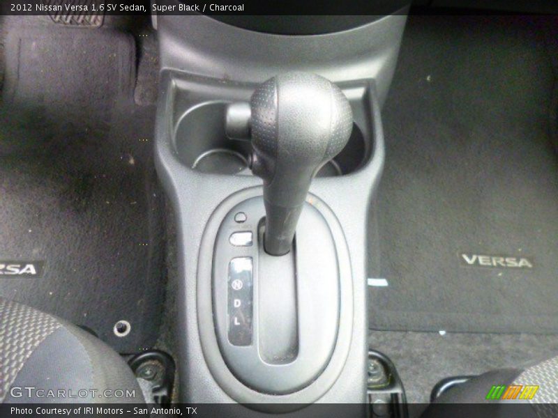 Super Black / Charcoal 2012 Nissan Versa 1.6 SV Sedan