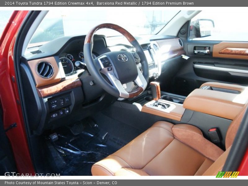 Barcelona Red Metallic / 1794 Edition Premium Brown 2014 Toyota Tundra 1794 Edition Crewmax 4x4