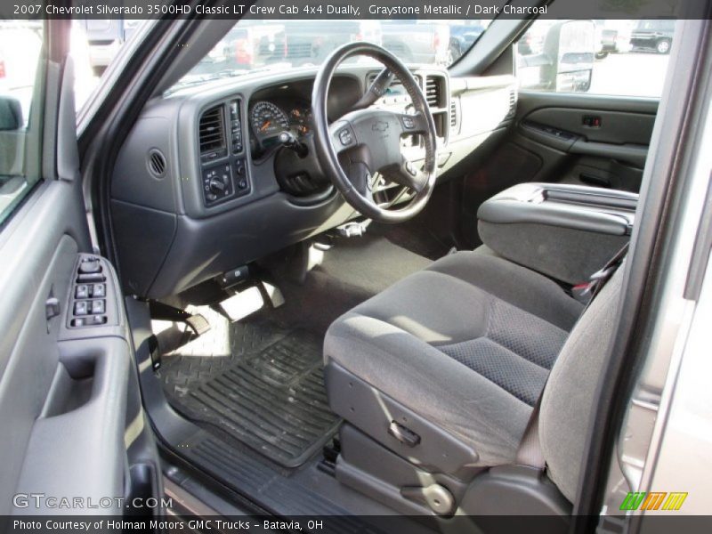 Graystone Metallic / Dark Charcoal 2007 Chevrolet Silverado 3500HD Classic LT Crew Cab 4x4 Dually