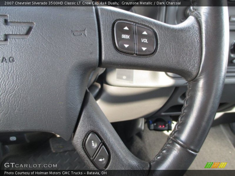 Graystone Metallic / Dark Charcoal 2007 Chevrolet Silverado 3500HD Classic LT Crew Cab 4x4 Dually