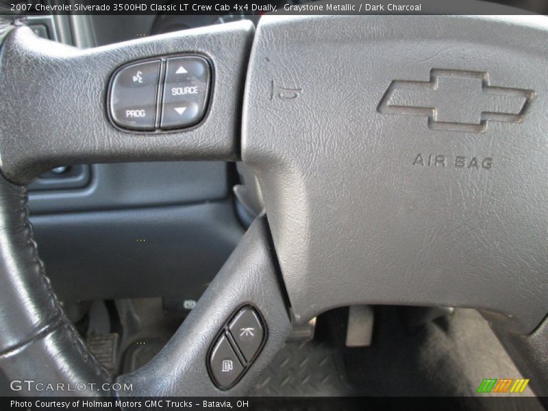 Graystone Metallic / Dark Charcoal 2007 Chevrolet Silverado 3500HD Classic LT Crew Cab 4x4 Dually