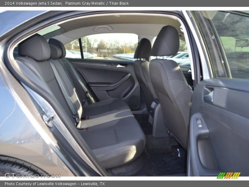 Platinum Gray Metallic / Titan Black 2014 Volkswagen Jetta S Sedan
