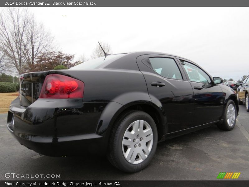 Black Clear Coat / Black 2014 Dodge Avenger SE