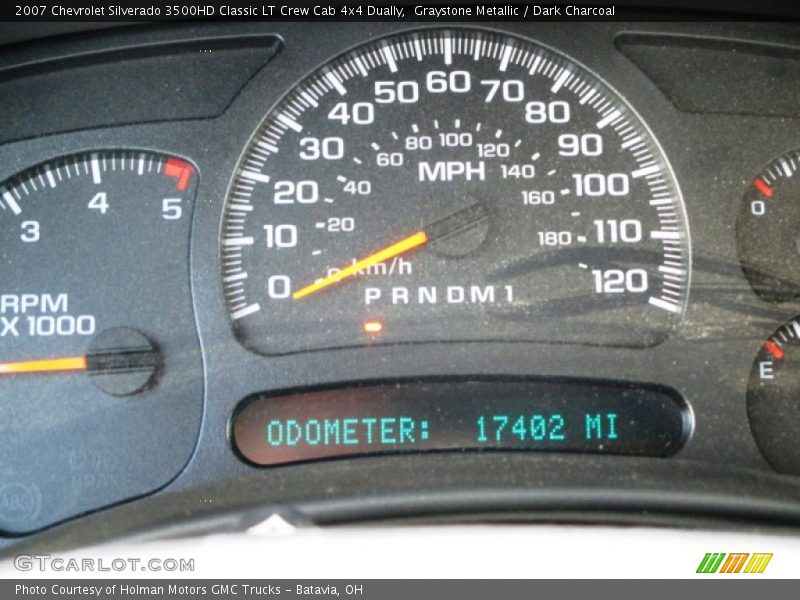 Graystone Metallic / Dark Charcoal 2007 Chevrolet Silverado 3500HD Classic LT Crew Cab 4x4 Dually