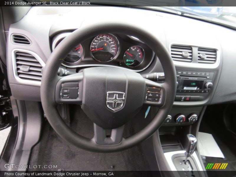Black Clear Coat / Black 2014 Dodge Avenger SE