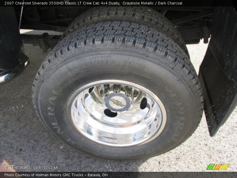Graystone Metallic / Dark Charcoal 2007 Chevrolet Silverado 3500HD Classic LT Crew Cab 4x4 Dually