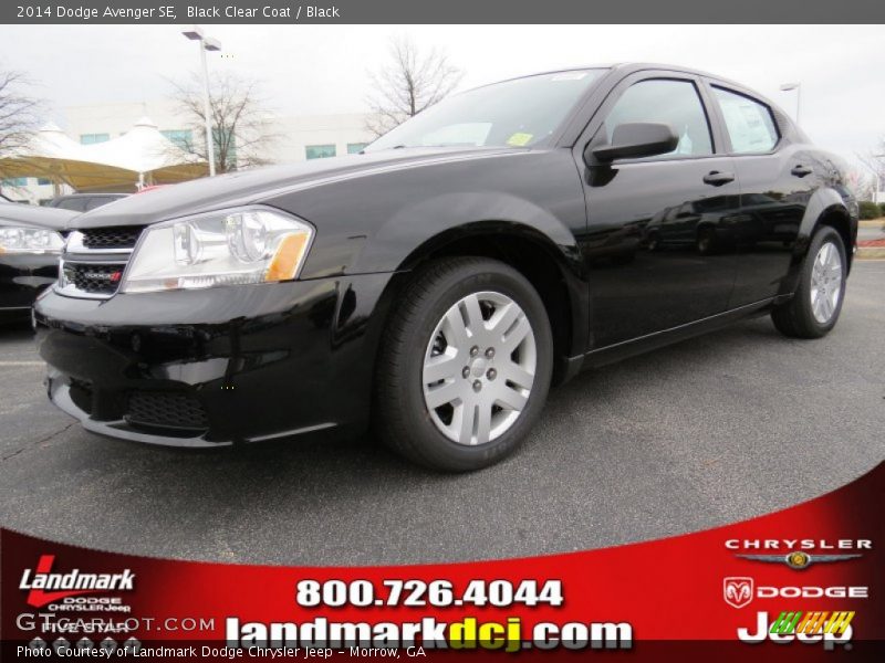 Black Clear Coat / Black 2014 Dodge Avenger SE
