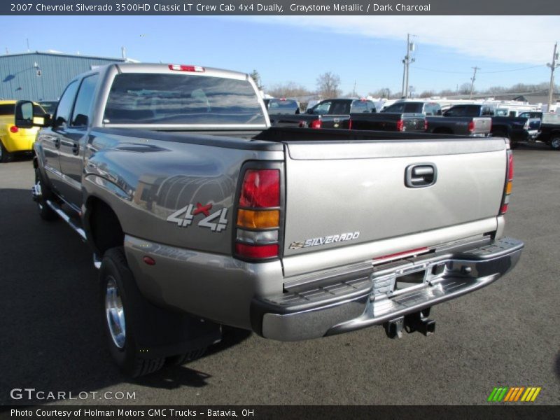 Graystone Metallic / Dark Charcoal 2007 Chevrolet Silverado 3500HD Classic LT Crew Cab 4x4 Dually
