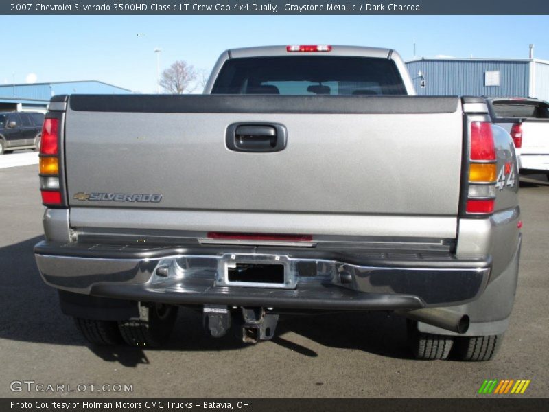 Graystone Metallic / Dark Charcoal 2007 Chevrolet Silverado 3500HD Classic LT Crew Cab 4x4 Dually