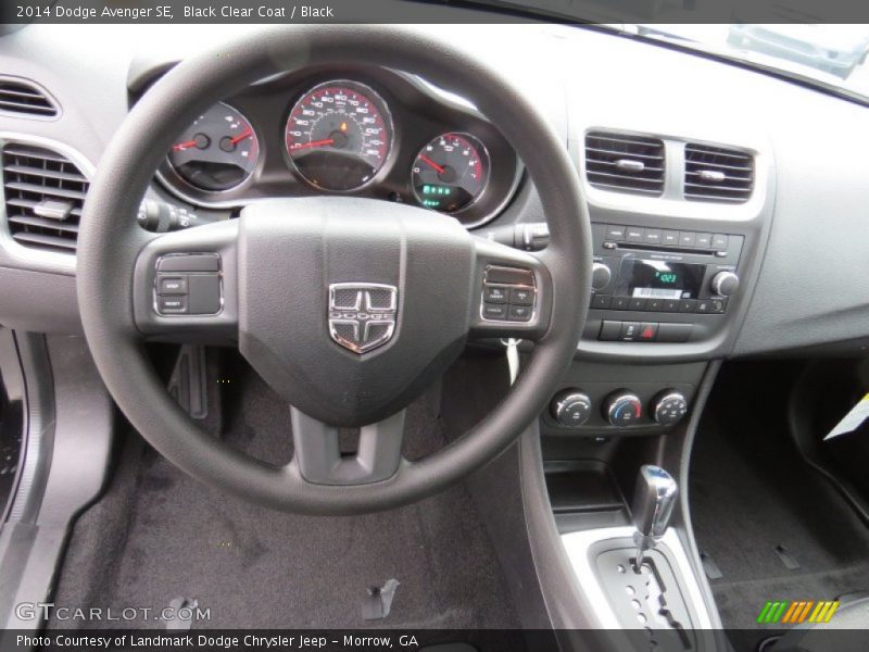 Black Clear Coat / Black 2014 Dodge Avenger SE