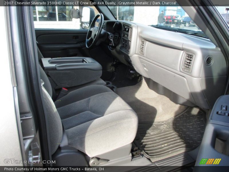 Graystone Metallic / Dark Charcoal 2007 Chevrolet Silverado 3500HD Classic LT Crew Cab 4x4 Dually