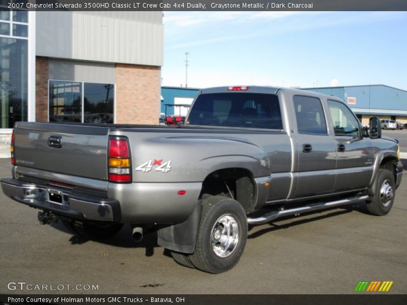 Graystone Metallic / Dark Charcoal 2007 Chevrolet Silverado 3500HD Classic LT Crew Cab 4x4 Dually