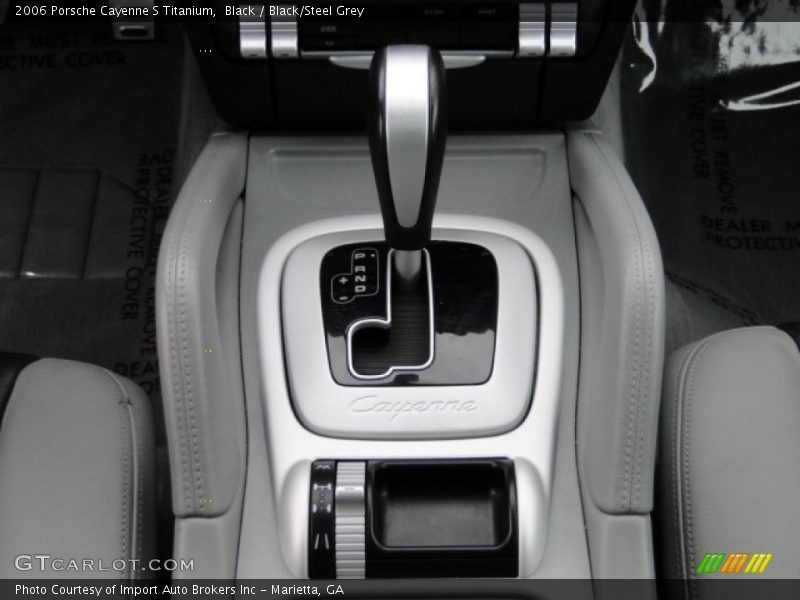 Black / Black/Steel Grey 2006 Porsche Cayenne S Titanium