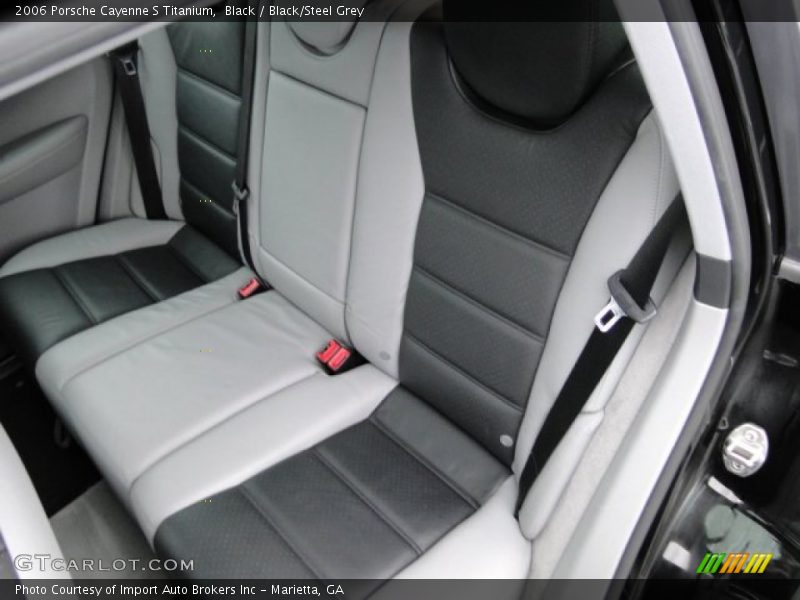 Black / Black/Steel Grey 2006 Porsche Cayenne S Titanium