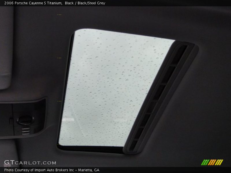 Black / Black/Steel Grey 2006 Porsche Cayenne S Titanium