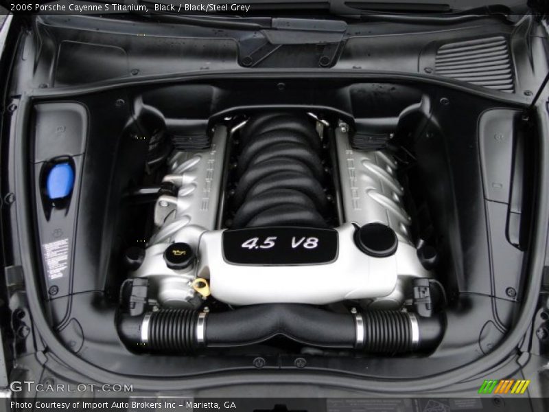 Black / Black/Steel Grey 2006 Porsche Cayenne S Titanium