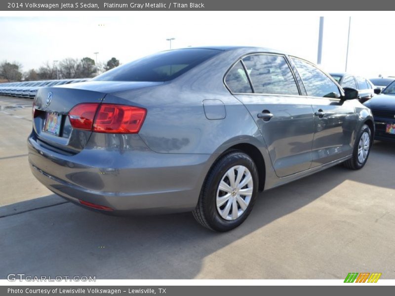 Platinum Gray Metallic / Titan Black 2014 Volkswagen Jetta S Sedan