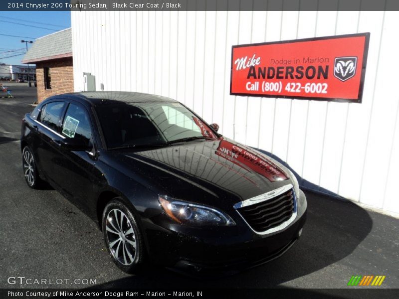 Black Clear Coat / Black 2014 Chrysler 200 Touring Sedan