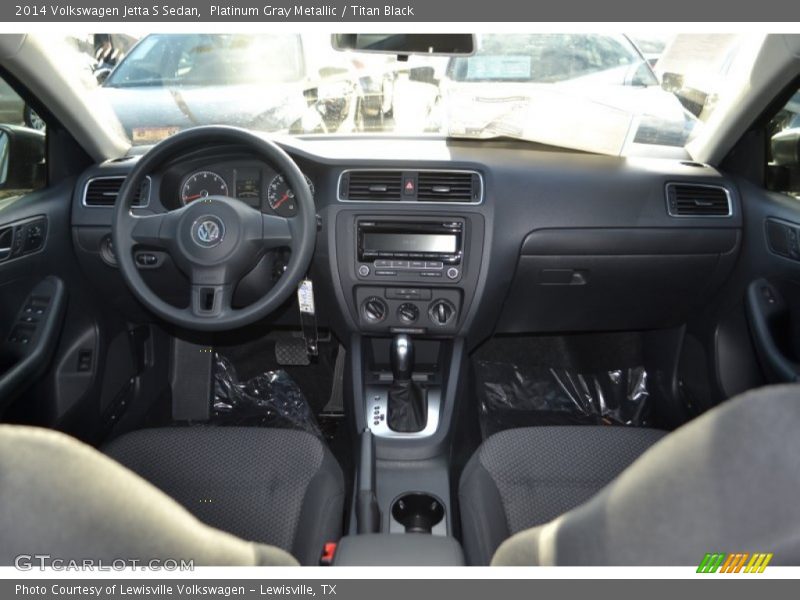 Platinum Gray Metallic / Titan Black 2014 Volkswagen Jetta S Sedan