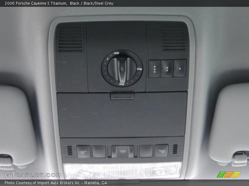 Black / Black/Steel Grey 2006 Porsche Cayenne S Titanium