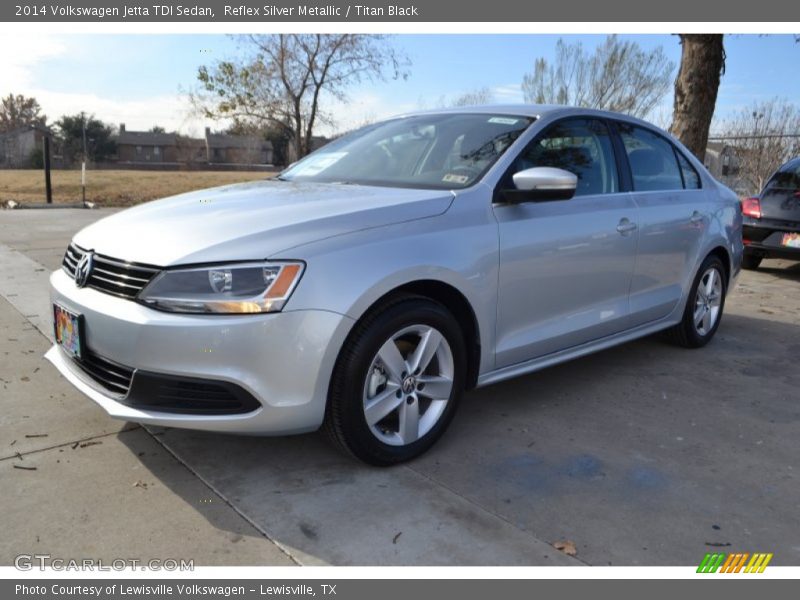 Reflex Silver Metallic / Titan Black 2014 Volkswagen Jetta TDI Sedan