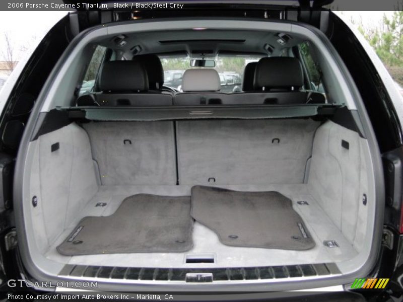 Black / Black/Steel Grey 2006 Porsche Cayenne S Titanium