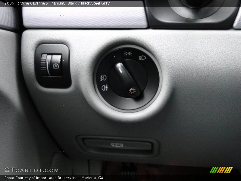 Black / Black/Steel Grey 2006 Porsche Cayenne S Titanium