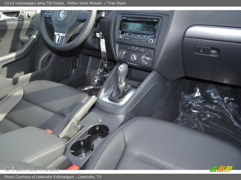 Reflex Silver Metallic / Titan Black 2014 Volkswagen Jetta TDI Sedan