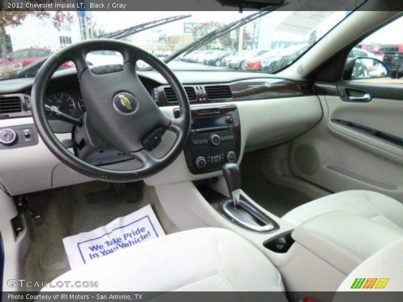 Black / Gray 2012 Chevrolet Impala LT