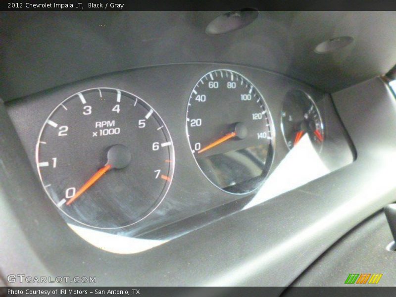 Black / Gray 2012 Chevrolet Impala LT