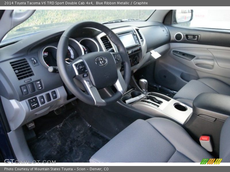 Blue Ribbon Metallic / Graphite 2014 Toyota Tacoma V6 TRD Sport Double Cab 4x4