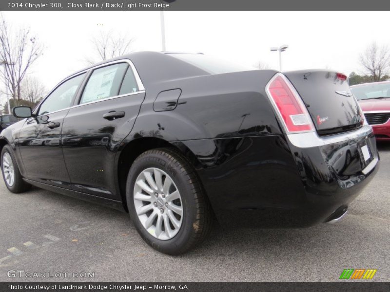 Gloss Black / Black/Light Frost Beige 2014 Chrysler 300