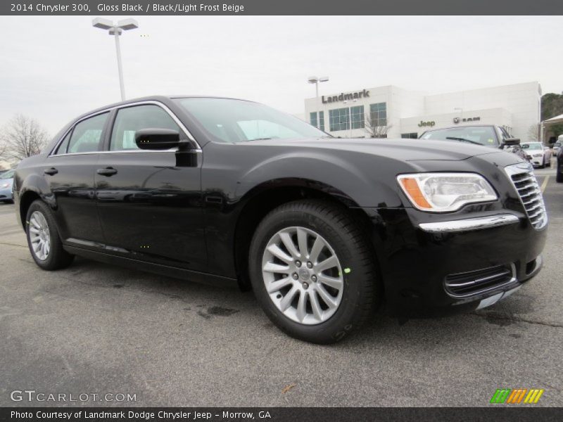 Gloss Black / Black/Light Frost Beige 2014 Chrysler 300