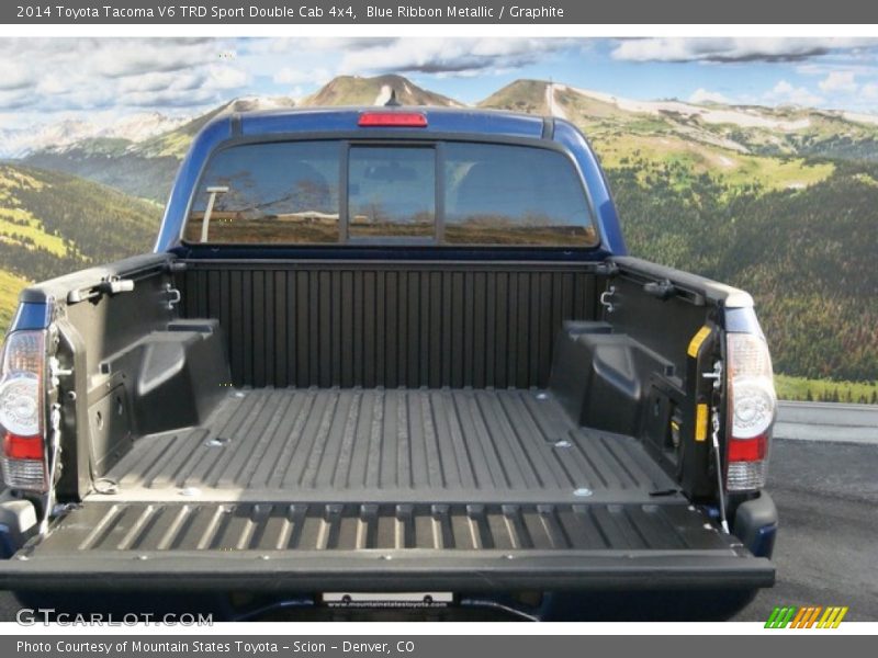 Blue Ribbon Metallic / Graphite 2014 Toyota Tacoma V6 TRD Sport Double Cab 4x4