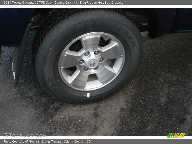 Blue Ribbon Metallic / Graphite 2014 Toyota Tacoma V6 TRD Sport Double Cab 4x4