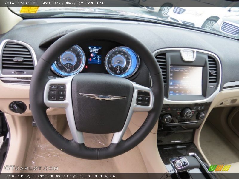 Gloss Black / Black/Light Frost Beige 2014 Chrysler 300