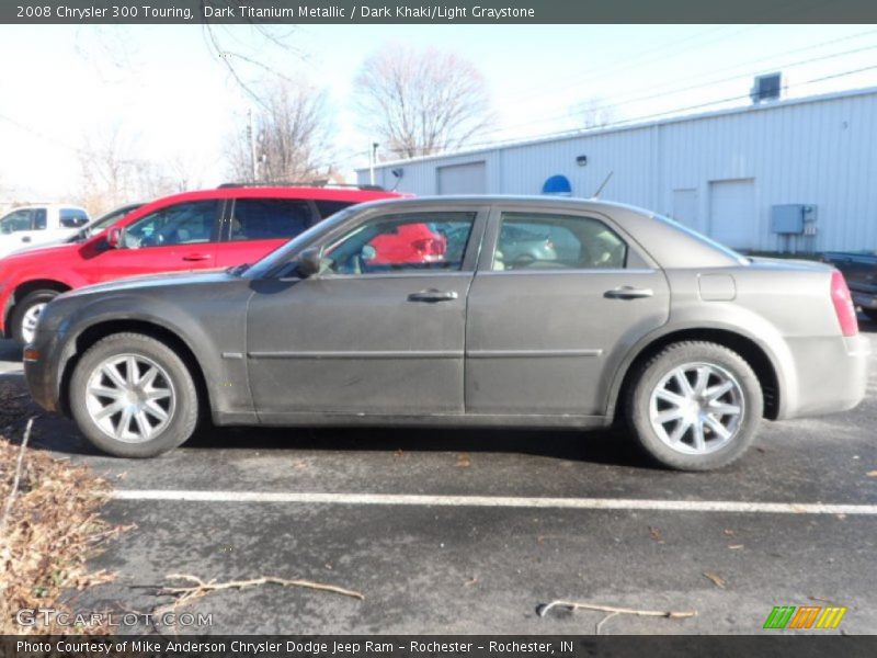 Dark Titanium Metallic / Dark Khaki/Light Graystone 2008 Chrysler 300 Touring