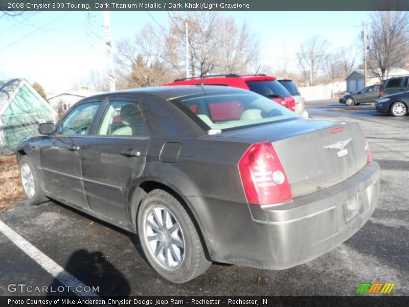 Dark Titanium Metallic / Dark Khaki/Light Graystone 2008 Chrysler 300 Touring