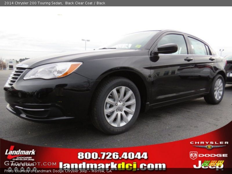 Black Clear Coat / Black 2014 Chrysler 200 Touring Sedan