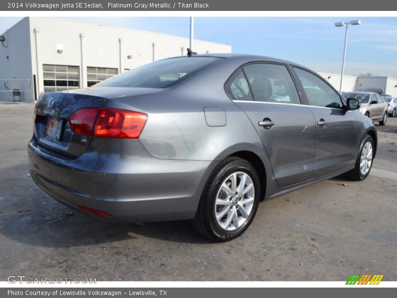 Platinum Gray Metallic / Titan Black 2014 Volkswagen Jetta SE Sedan