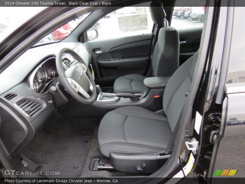 Black Clear Coat / Black 2014 Chrysler 200 Touring Sedan