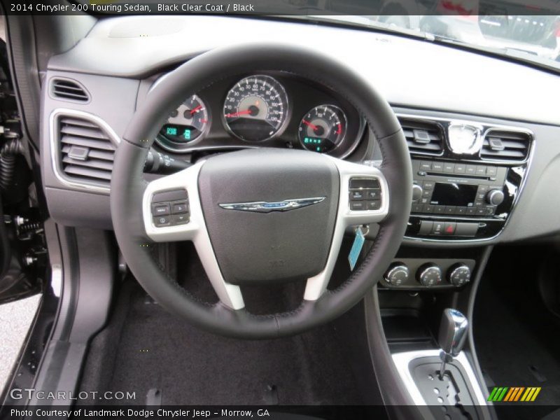 Black Clear Coat / Black 2014 Chrysler 200 Touring Sedan