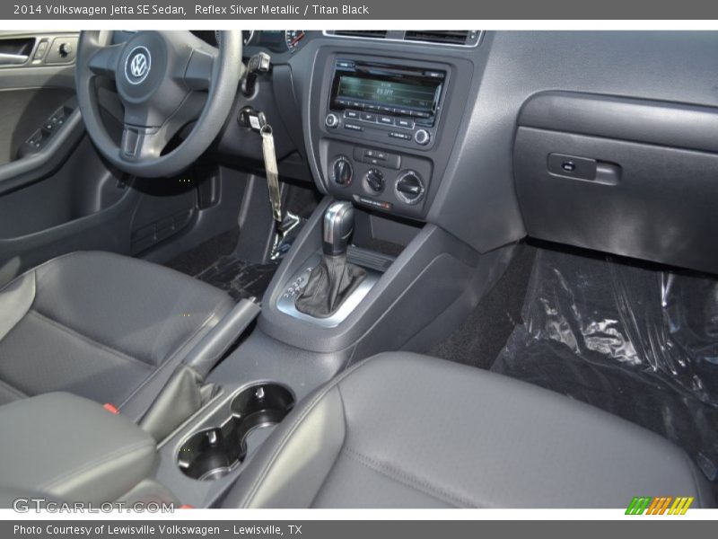 Reflex Silver Metallic / Titan Black 2014 Volkswagen Jetta SE Sedan