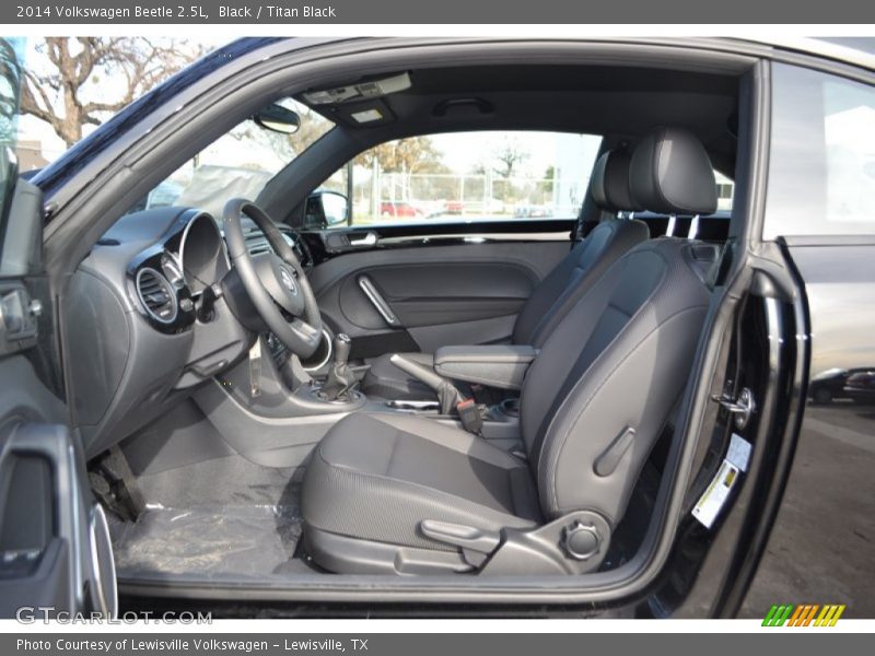  2014 Beetle 2.5L Titan Black Interior