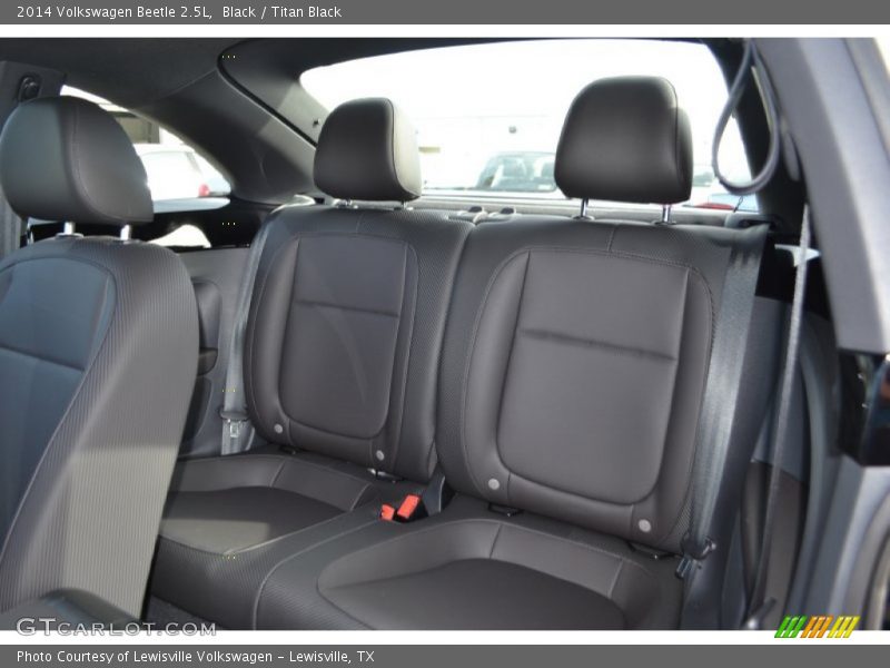 Rear Seat of 2014 Beetle 2.5L