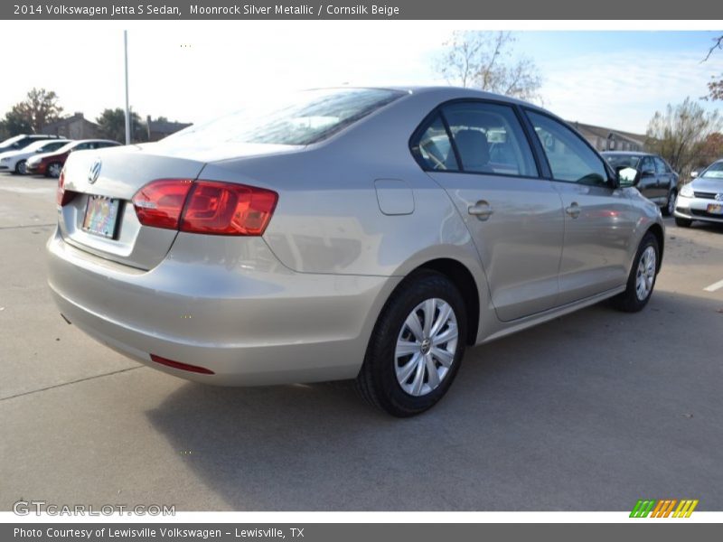 Moonrock Silver Metallic / Cornsilk Beige 2014 Volkswagen Jetta S Sedan